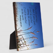 Psalm 46:10 Wees stil en weet dat ik God ben Fotoplaat (Zijkant)