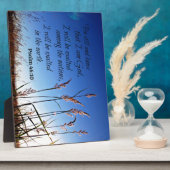 Psalm 46:10 Wees stil en weet dat ik God ben Fotoplaat (Zijkant)