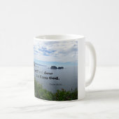 Psalm 46:10 Wees stil en weet dat ik God ben Koffiemok (Voorkant rechts)