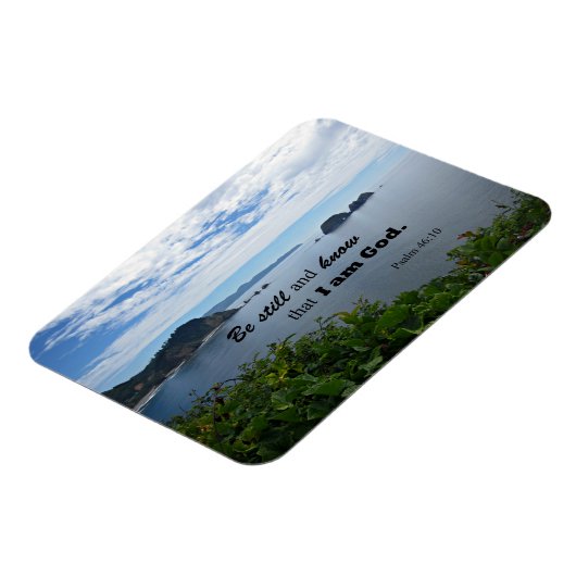 Psalm 46:10 Wees stil en weet dat ik God ben Magneet (Linkerzijde)