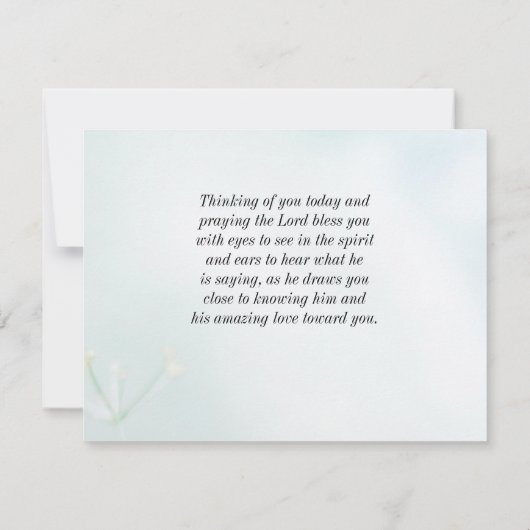 Psalm 46:10 Wees stil en weet dat Ik God ben Plat  (Achterkant)