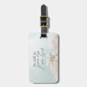 Psalm 46:10 Wees stil en weet dat ik God Bijbel Ve Bagagelabel (Voorkant verticaal)