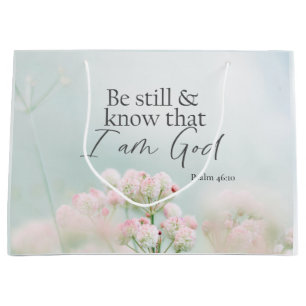 Psalm 46:10 Wees stil en weet dat ik God Bijbel Ve Groot Cadeauzakje