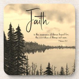 Psalm 46:10 Wees stil en weet dat ik God geloof Bier Onderzetter