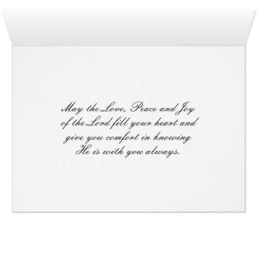 Psalm 46:10 Wees stil en weet dat ik God Kaart ben (Binenzijde Horizontaal (Onderkant))