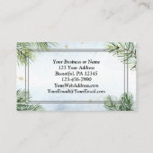 Psalm 46:10 Wees stil en weet dat ik God Kerstmis  Visitekaartje (Achterkant)