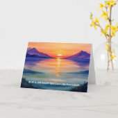 Psalm 46:10 Wees stil en weet dat Ik Mok ben Kaart (Gele Bloem)