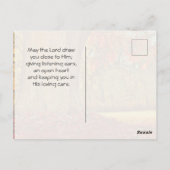 Psalm 46:10 Wees stil en weet, herfstboom Briefkaart (Achterkant)