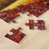 Psalm 46:10 Wees stil en weet, herfstboom Legpuzzel (Zijkant)