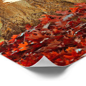 Psalm 46:10 Wees stil en weet, herfstboom Poster (Hoek)