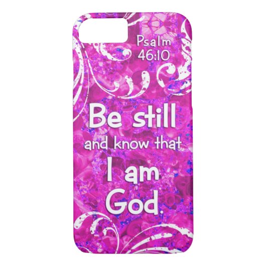 Psalm 46:10 Wees stil en weet het - Bijbelse Verse Case-Mate iPhone Case (Achterkant)