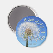 Psalm 46:10 - Wees stil en weet het Magneet (Voorkant / Achterkant)