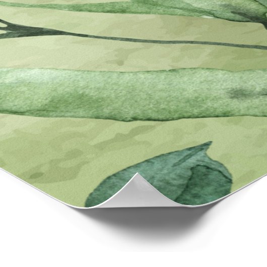 Psalm 46:10 Wees stil en weet het Poster (Hoek)