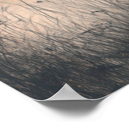 Psalm 46:10 - Wees stil en weet Poster (Hoek)