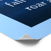 Psalm 46:1-3 God is ons toevluchtsoord en ons ster Poster (Hoek)