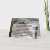 Psalm 46:1-3 God is onze toevlucht en kracht Kaart (Voorkant)