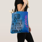 Psalm 46:1 Bijbeltekst Boodschappentas Tote Bag (Dichtbij)