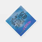 Psalm 46:1 Christelijke Bijbelverzen Art Servet (Hoek)