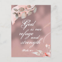 Psalm 46:1 God is onze Bijbel Vluchtel en Sterkte