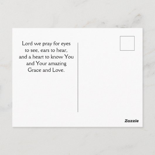 Psalm 46:1 God is onze schuilplaats en kracht Briefkaart (Achterkant)