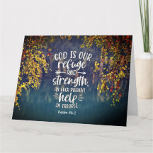 Psalm 46:1 God is onze schuilplaats en kracht