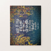 Psalm 46:1 God is onze schuilplaats en kracht Legpuzzel (Verticaal)