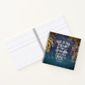 Psalm 46:1 God is onze schuilplaats en kracht Notitieboek (Binnen)