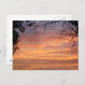 Psalm 46:1 God is onze toevlucht en kracht... Briefkaart (Voorkant / Achterkant)