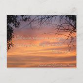 Psalm 46:1 God is onze toevlucht en kracht... Briefkaart (Voorkant)