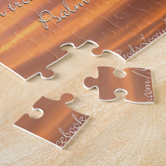 Psalm 46:1 God is onze toevlucht en kracht... Legpuzzel (Zijkant)