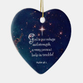 Psalm 46:1 keramisch ornament (Rechts)