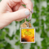 Psalm 46:1-Sleutelhanger Sleutelhanger (Hand)