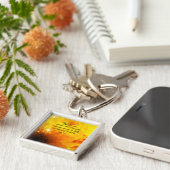 Psalm 46:1-Sleutelhanger Sleutelhanger (Zijkant)
