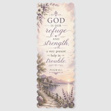 Psalm 46:1 Toevlucht Schriftuur Glanzende Boeklegg