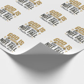 Psalm 46_5 Christelijke typografie Vector Cadeaupapier (Hoek)