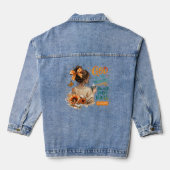 Psalm 46:5 denim jacket (Achterkant)