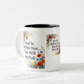 Psalm 46:5 GOD Is Binnen Haar Christelijke Mok (Voorkant links)
