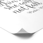 Psalm 46:5 God is binnen haar, Meisje Bijbel Schri Poster (Hoek)