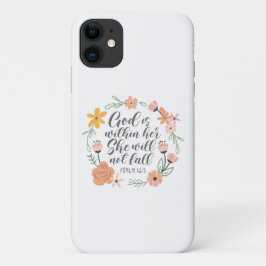 Psalm 46:5 God is binnen haar zij zal niet herfste Case-Mate iPhone Case