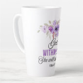 Psalm 46:5 God is in haar Schriftbloem Latte Mok (Linkerhoek)