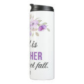 Psalm 46:5 God is in haar Schriftbloem Thermosbeker (Geroteerd rechts)