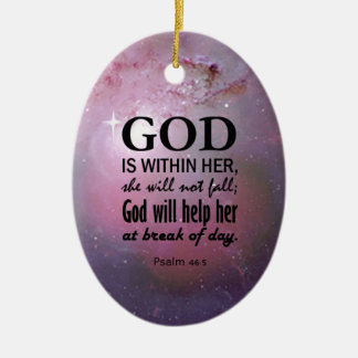Psalm 46:5 keramisch ornament