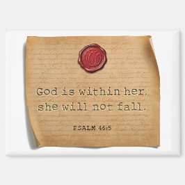 Psalm 46:5 Keukenmagneet Huisaccent Magneet