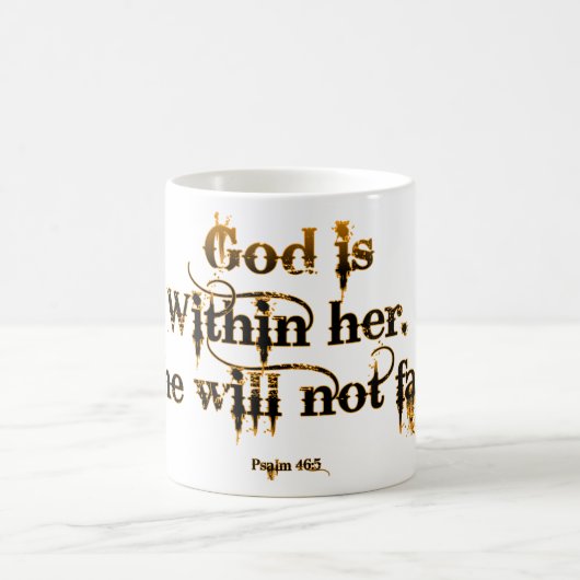 Psalm 46:5 koffiemok (Center)