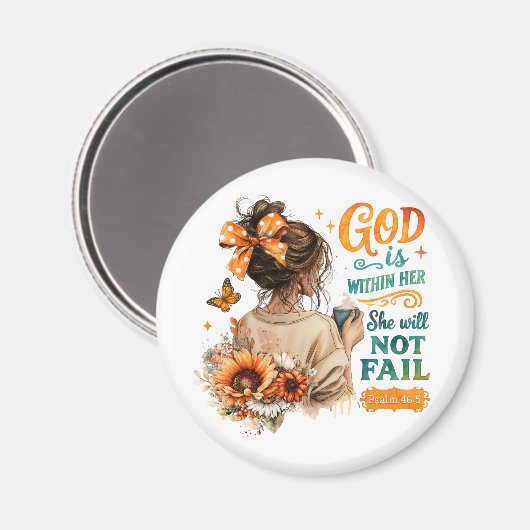 Psalm 46:5 magneet (Voorkant / Achterkant)