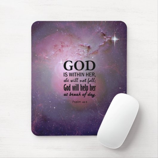 Psalm 46:5 muismat (Met muis)