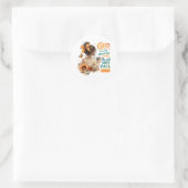 Psalm 46:5 ronde sticker (Tas)