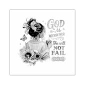 Psalm 46:5 rubberstempel (Afrduk)