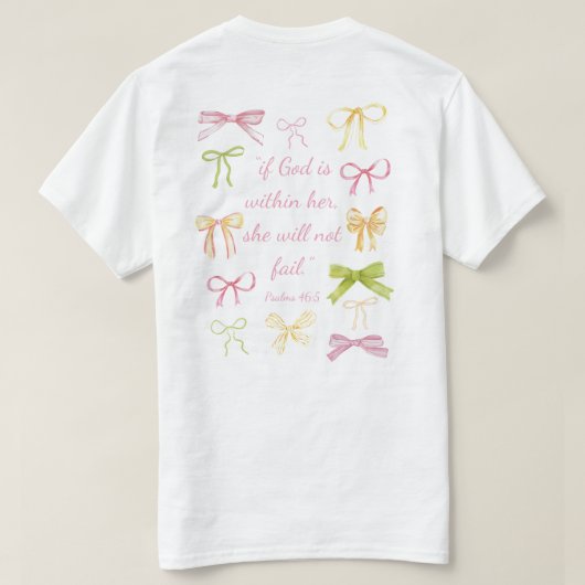 Psalm 46:5 Shirt (Design achterkant)