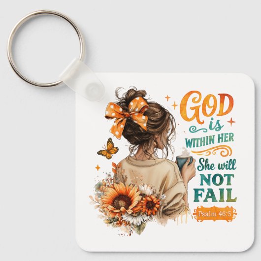 Psalm 46:5 sleutelhanger (Voorkant)